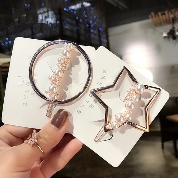 New Pearl Circle Hair Pin - Picture 5 of 5